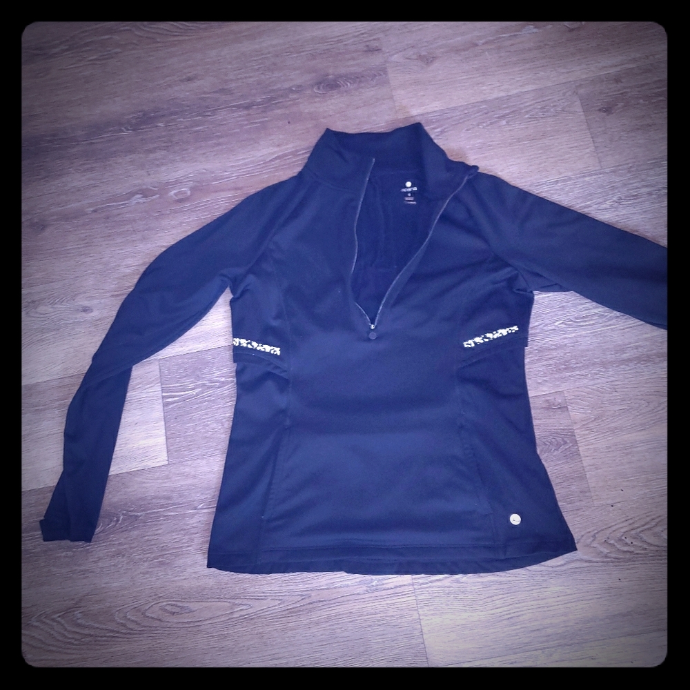 Long sleeve black dry fit active wear